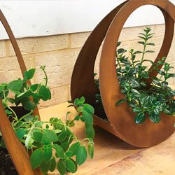 Custom Planters in various shapes