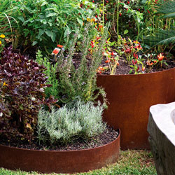 REDCOR® corten steel edging by Jamie Durie